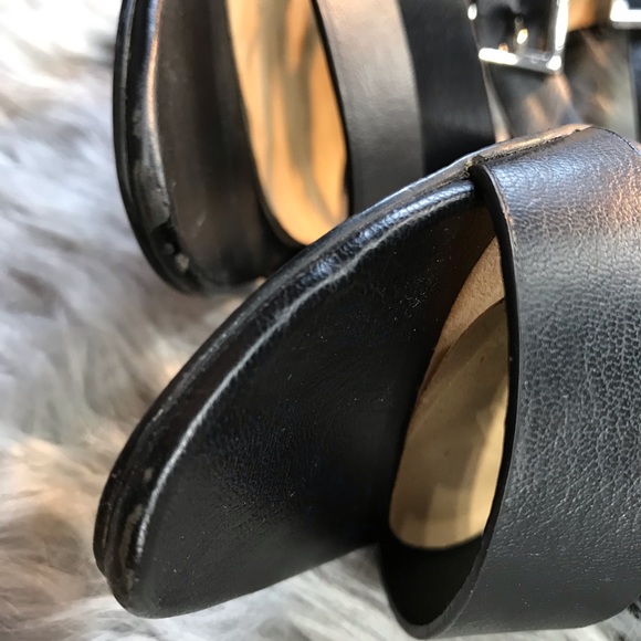 Strappy leather Heels - Picture 4 of 5